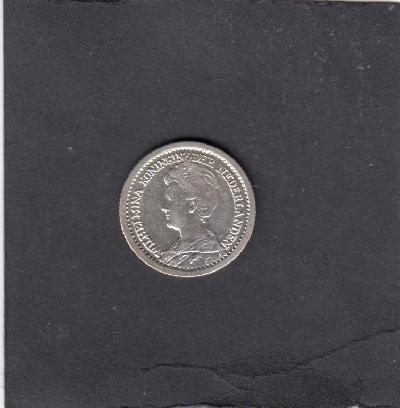 Beschrijving: 1/2 Gulden WILHELMINA